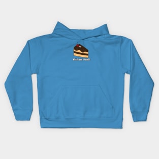 Don`t touch cake Kids Hoodie